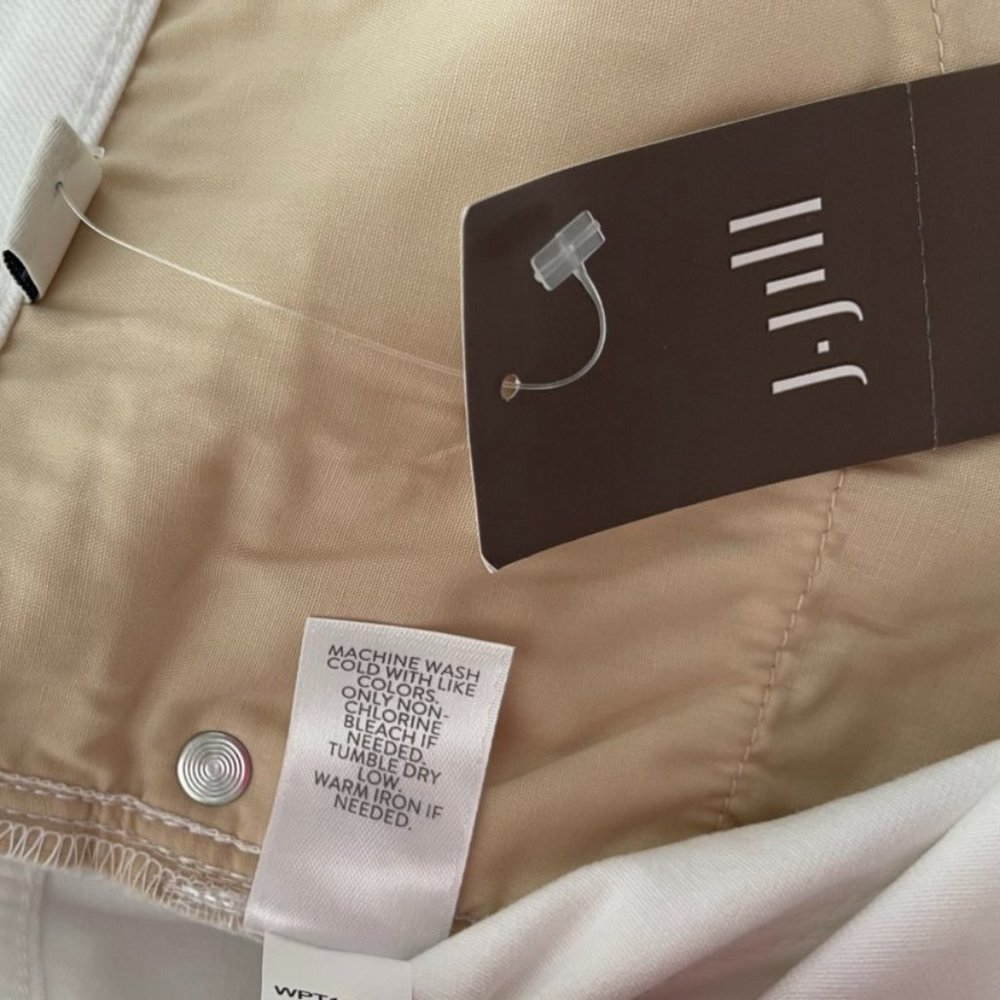 J. Jill Authentic Fit Fringed-Hem Cropped Jeans - Picture 8 of 12